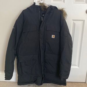 This Carhartt Snorkel Parka is in excellent condition- only worn once.